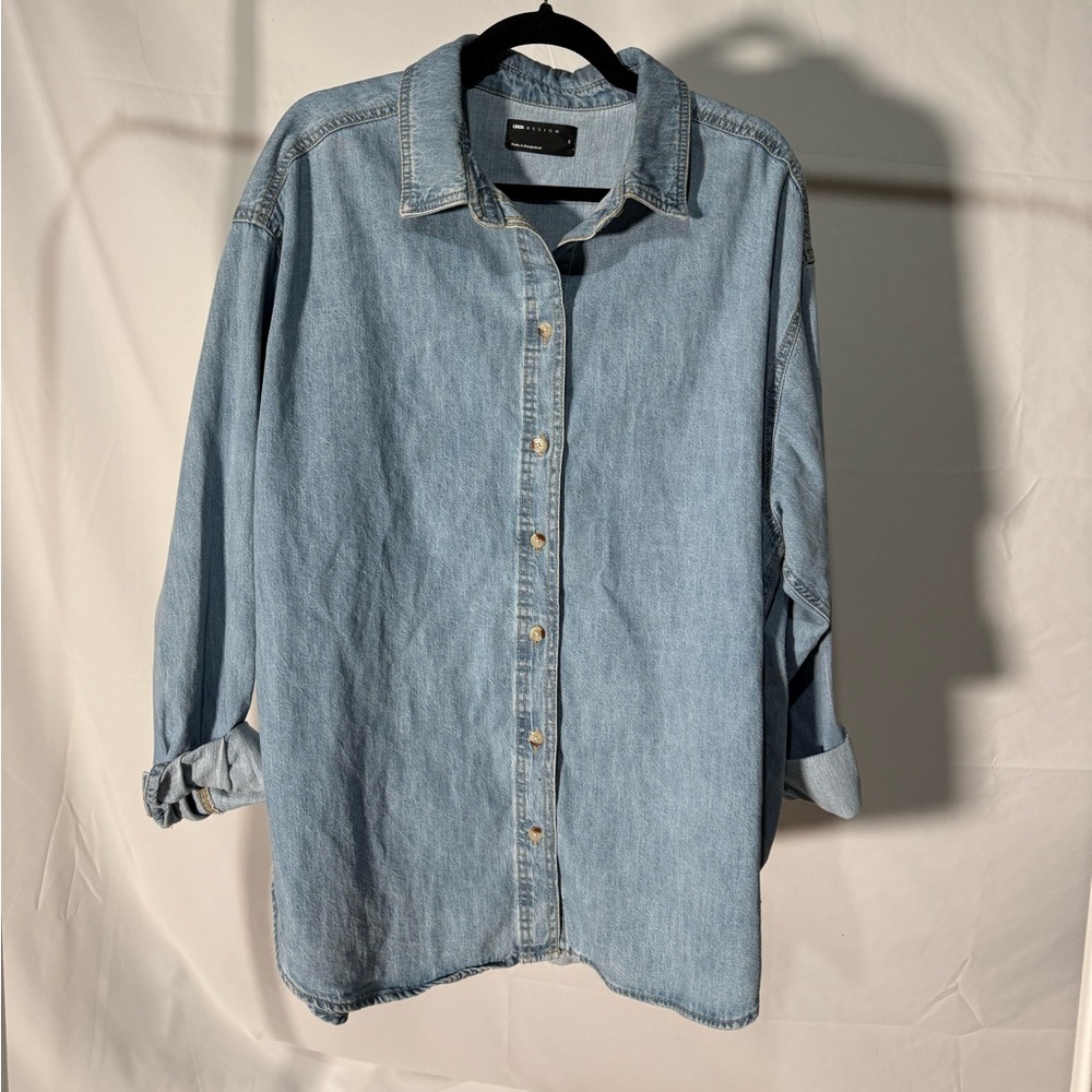 ASOS Light Blue Casual Button Down Shirt